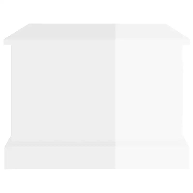 Salontafel met bewerkt hout en hoogglans wit voor een unieke uitstraling - Salontafels