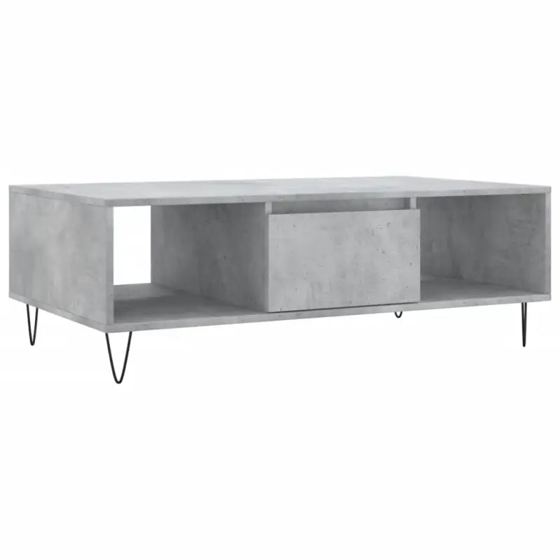 Salontafel met bewerkt hout en ijzeren poten voor een stijlvolle woonkamer - Salontafels
