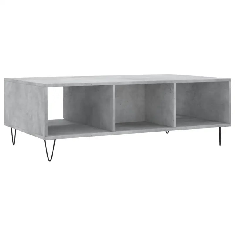 Salontafel met bewerkt hout en ijzeren poten voor een stijlvolle woonkamer - Salontafels