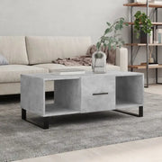 Salontafel met bewerkt hout en ijzeren poten voor elegantie - Salontafels