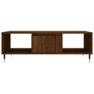 Salontafel met bewerkt hout en ijzeren poten voor stijl en functionaliteit - Salontafels