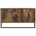 Salontafel met bewerkt hout en ijzeren poten voor stijl en functionaliteit - Salontafels