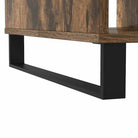 Salontafel met bewerkt hout en ijzeren poten voor stijl en functionaliteit - Salontafels