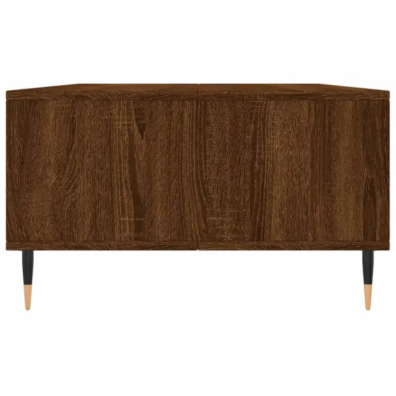 Salontafel met bewerkt hout en ijzeren poten voor stijl en functionaliteit - Salontafels