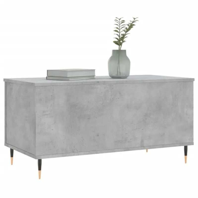 Salontafel met bewerkt hout en metalen poten met lift-top functie - Salontafels