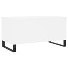 Salontafel met bewerkt hout en metalen poten met lift-top functie - Salontafels