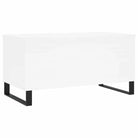 Salontafel met bewerkt hout en metalen poten met lift-top functie - Salontafels