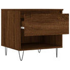 Salontafel met bewerkt hout en metalen poten voor een elegante woonkamer - Salontafels