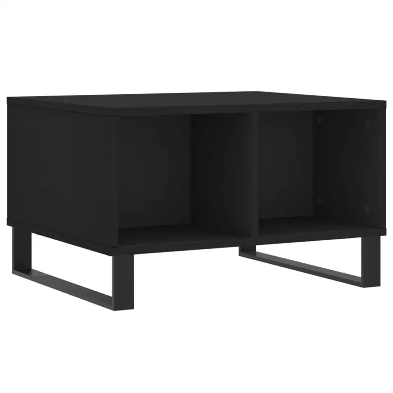 Salontafel met bewerkt hout en metalen poten voor een elegante woonkamer - Salontafels