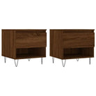 Salontafel met bewerkt hout en metalen poten voor een elegante woonkamer - Salontafels