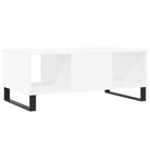 Salontafel met bewerkt hout en metalen poten voor een elegante woonkamer - Salontafels