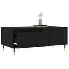 Salontafel met bewerkt hout en metalen poten voor een stijlvolle woonkamer - Salontafels