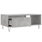 Salontafel met bewerkt hout en metalen poten voor een stijlvolle woonkamer - Salontafels