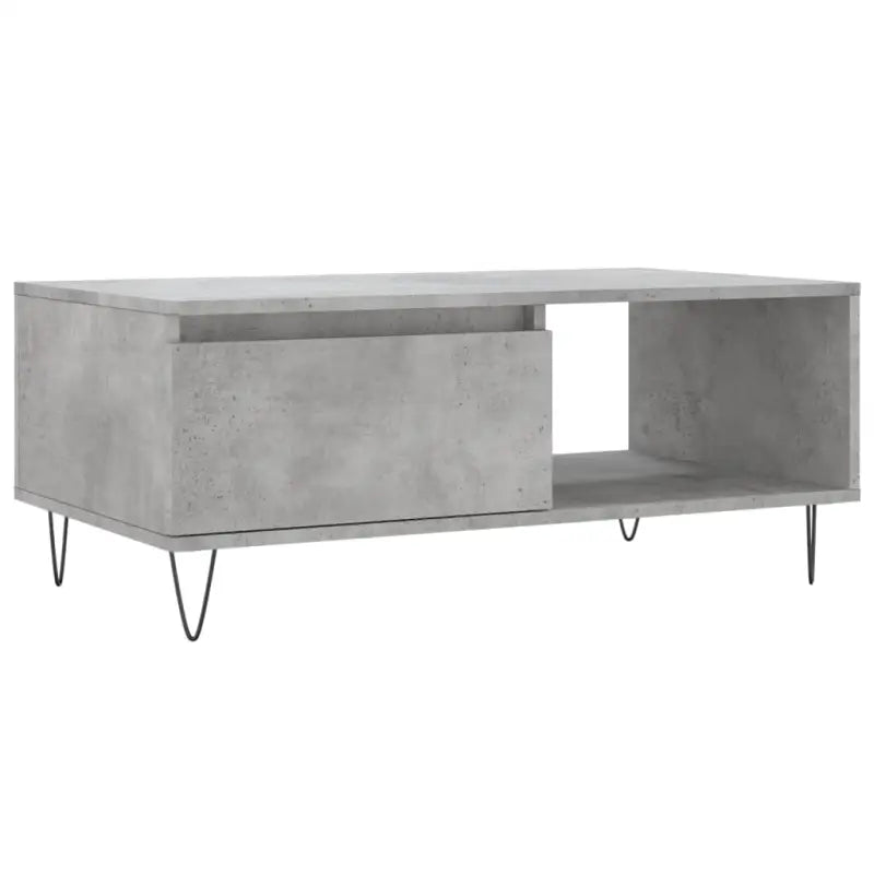 Salontafel met bewerkt hout en metalen poten voor een stijlvolle woonkamer - Salontafels