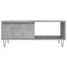 Salontafel met bewerkt hout en metalen poten voor een stijlvolle woonkamer - Salontafels