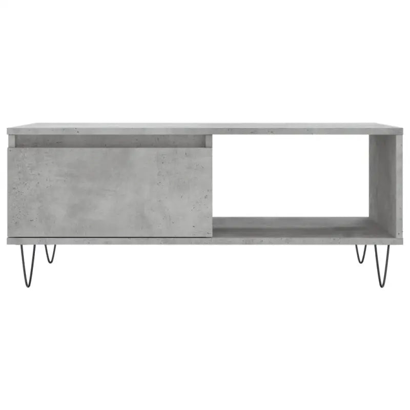 Salontafel met bewerkt hout en metalen poten voor een stijlvolle woonkamer - Salontafels