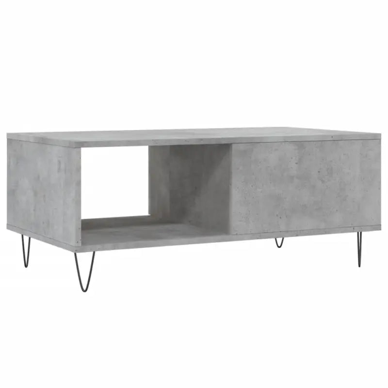 Salontafel met bewerkt hout en metalen poten voor een stijlvolle woonkamer - Salontafels