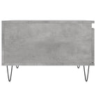 Salontafel met bewerkt hout en metalen poten voor moderne elegantie - Salontafels