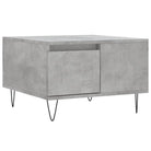 Salontafel met bewerkt hout en metalen poten voor moderne elegantie - Salontafels