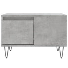 Salontafel met bewerkt hout en metalen poten voor moderne elegantie - Salontafels