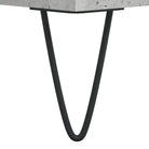 Salontafel met bewerkt hout en metalen poten voor moderne elegantie - Salontafels
