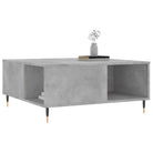Salontafel met bewerkt hout en metalen poten voor stijlvolle woonkamers - Salontafels