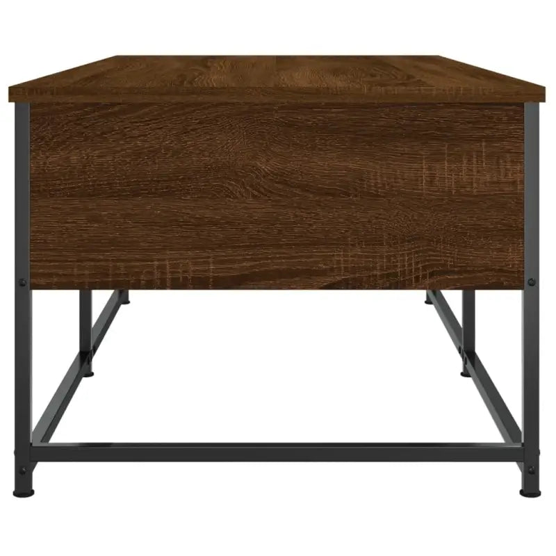 Salontafel met bewerkt hout en verstelbare poten voor elegantie - Salontafels