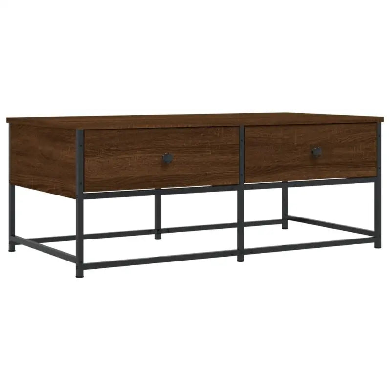 Salontafel met bewerkt hout en verstelbare poten voor elegantie - Salontafels