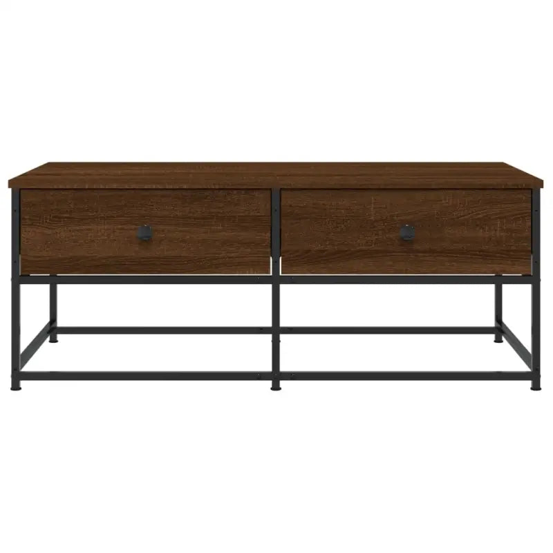 Salontafel met bewerkt hout en verstelbare poten voor elegantie - Salontafels