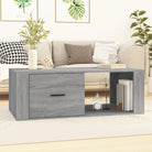 Salontafel met bewerkt hout voor een duurzame en stijlvolle woonkamer - Grijs sonoma / 1 - Salontafels
