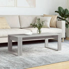 Salontafel met bewerkt hout voor elegante en stabiele woonkameraccessoire - Grijs sonoma / 1 - Salontafels