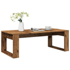Salontafel met bewerkt hout voor elegante en stabiele woonkameraccessoire - Oud hout / 1 - Salontafels
