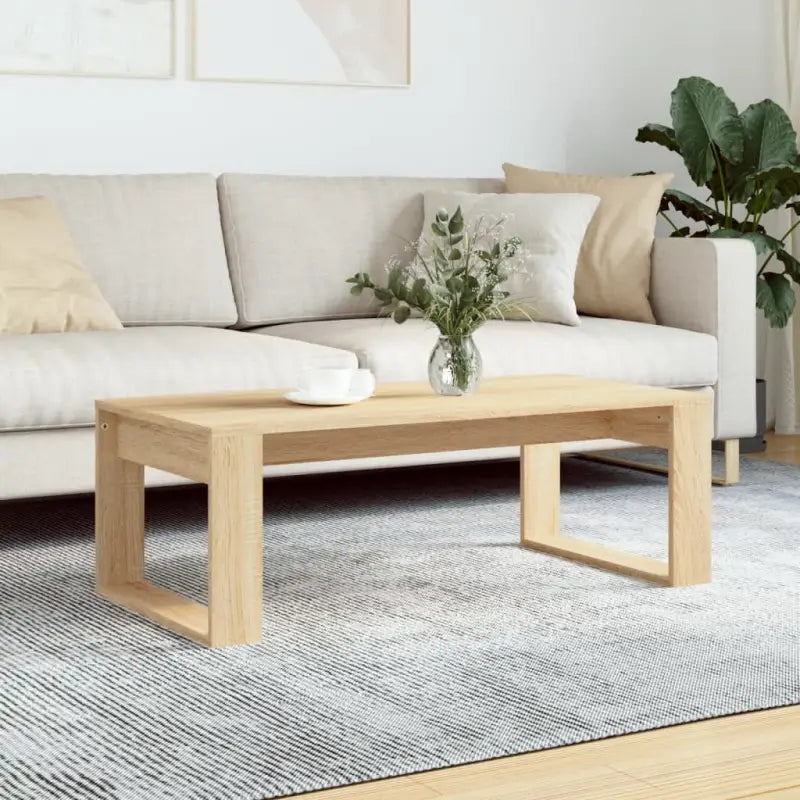 Salontafel met bewerkt hout voor elegante en stabiele woonkameraccessoire - Salontafels