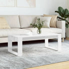 Salontafel met bewerkt hout voor elegante en stabiele woonkameraccessoire - Hoogglans wit / 1 - Salontafels