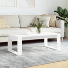 Salontafel met bewerkt hout voor elegante en stabiele woonkameraccessoire - Wit / 1 - Salontafels