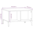 Salontafel met bewerkt hout voor industriële charme en opbergruimte - Gerookt eiken / 1 - Salontafels