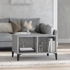 Salontafel met bewerkt hout voor industriële charme en opbergruimte - Grijs sonoma / 1 - Salontafels