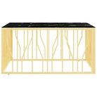 Salontafel met gehard glas en roestvrij staal in modern ontwerp - Salontafels