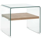Salontafel met gehard veiligheidsglas voor eigentijdse charme - 50 x 50 x 45 cm / 1 - Salontafels