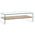 Salontafel met gehard veiligheidsglas voor eigentijdse charme - Salontafels