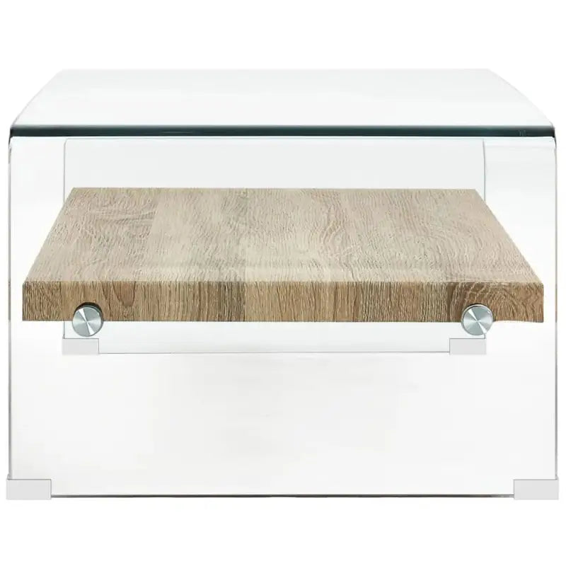 Salontafel met gehard veiligheidsglas voor eigentijdse charme - Salontafels