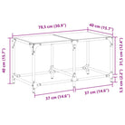 Salontafel met glazen blad voor een elegante woonkamer uitstraling - Salontafels