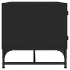 Salontafel met glazen deuren en opbergruimte voor een moderne woonkamer - Salontafels