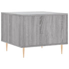 Salontafel met grijs Sonoma Eiken en ijzeren poten voor elegante woonkamer - Salontafels