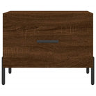 Salontafel met ijzeren poten en bewerkt hout voor een elegante woonkamer - Salontafels
