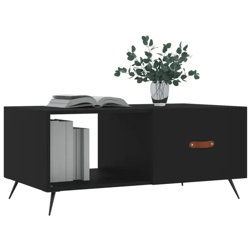 Salontafel met ijzeren poten en bewerkt hout voor een stijlvolle woonkamer - Salontafels