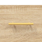 Salontafel met ijzeren poten en bewerkt hout voor elegante woonkamer - Salontafels