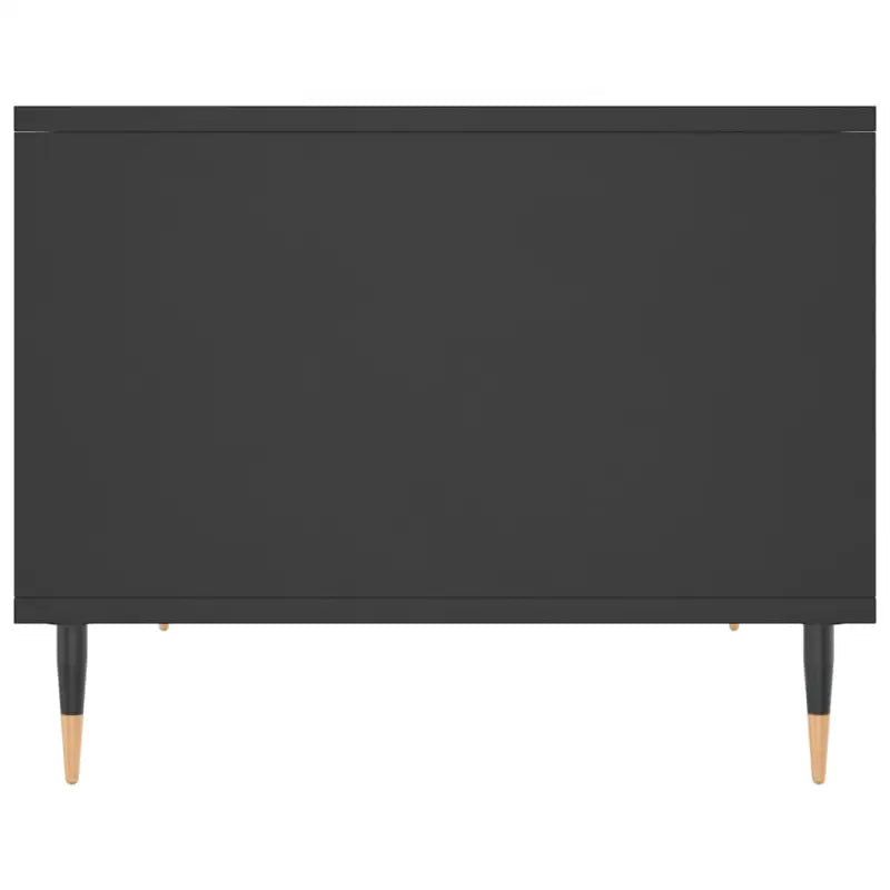 Salontafel met ijzeren poten en bewerkt hout voor elegante woonstijl - Salontafels