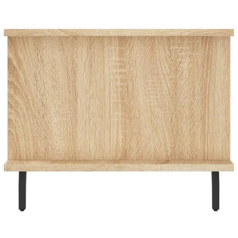 Salontafel met ijzeren poten en bewerkt hout voor stijl en duurzaamheid - Salontafels