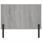 Salontafel met ijzeren poten in grijs Sonoma van bewerkt hout - Salontafels